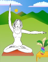 Kum Nye Yoga graphic exercise 35